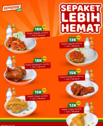 Geprekin Aja Express: Kenikmatan Ayam Geprek yang Menggigit Jiwa di Rawa Bendungan